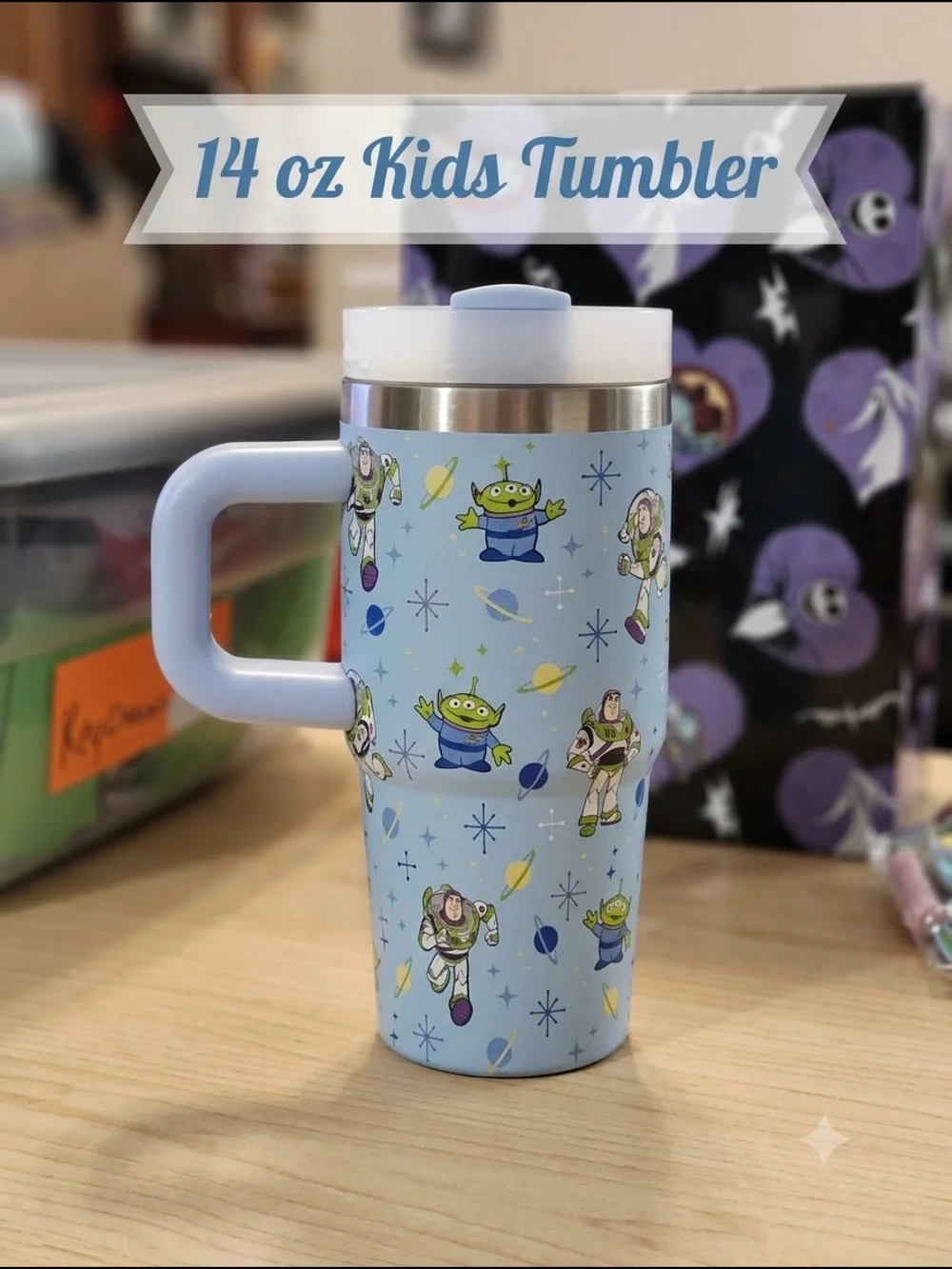 Toy Story Blue Travel Tumbler with Handle